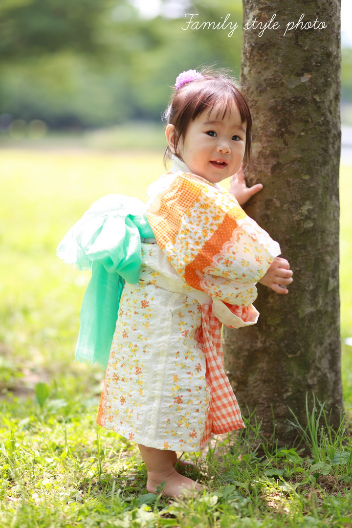 東京の子供着物撮影
