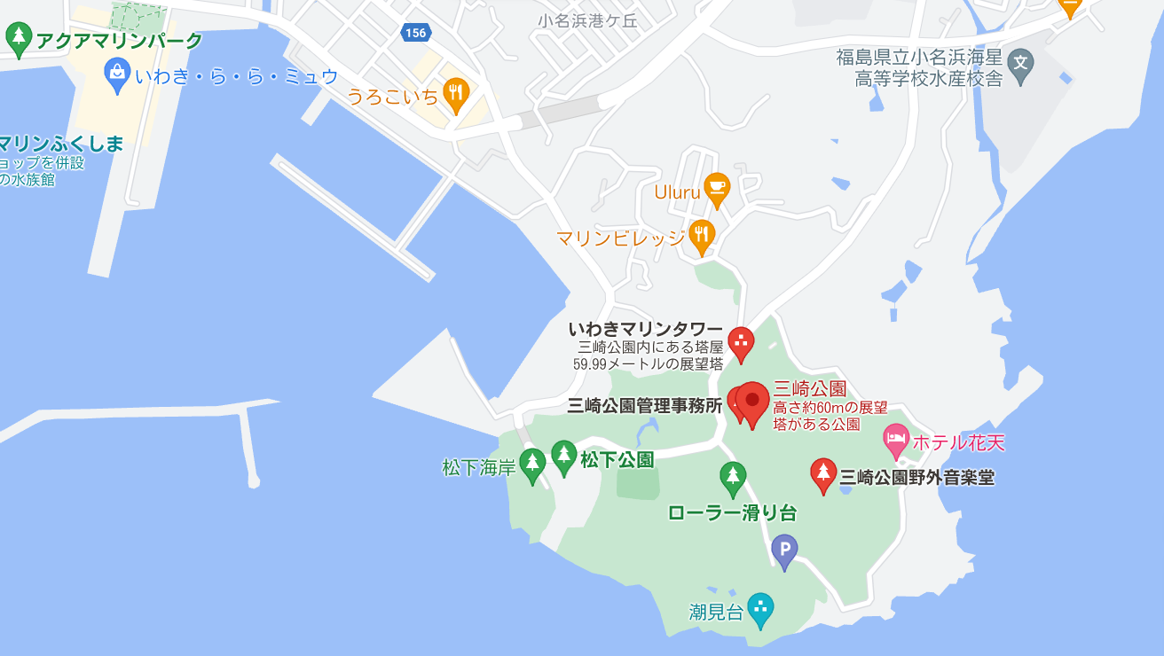 三崎公園地図